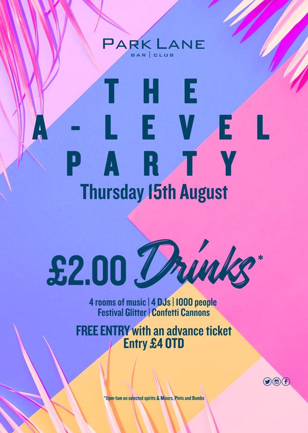 A-Level Results Night this Thursday is shaping up to be the BIGGEST EVER!

over 500 tickets already claimed!! Dont Miss out on yours!