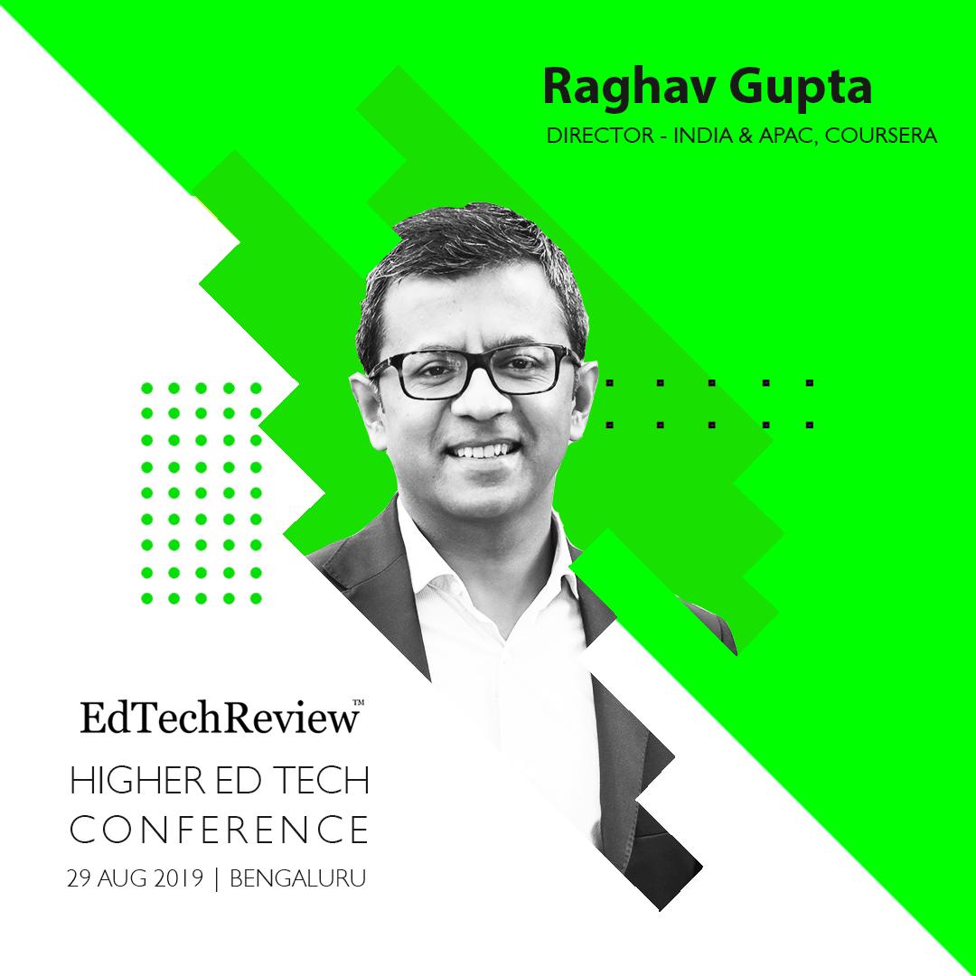 etr_in's tweet photo. Join Raghav Gupta and other expert speakers SPEAKING at EdTechReview Higher Ed Tech Conference 2019 Powered By Coursera, Bengaluru 29 Aug. For more information visit: https://t.co/zEC1YWLnpo #hetc19 #etr19 #edtech #education #elearning #edchat #21stedchat #edleaders #india https://t.co/buyz1KKB5O
