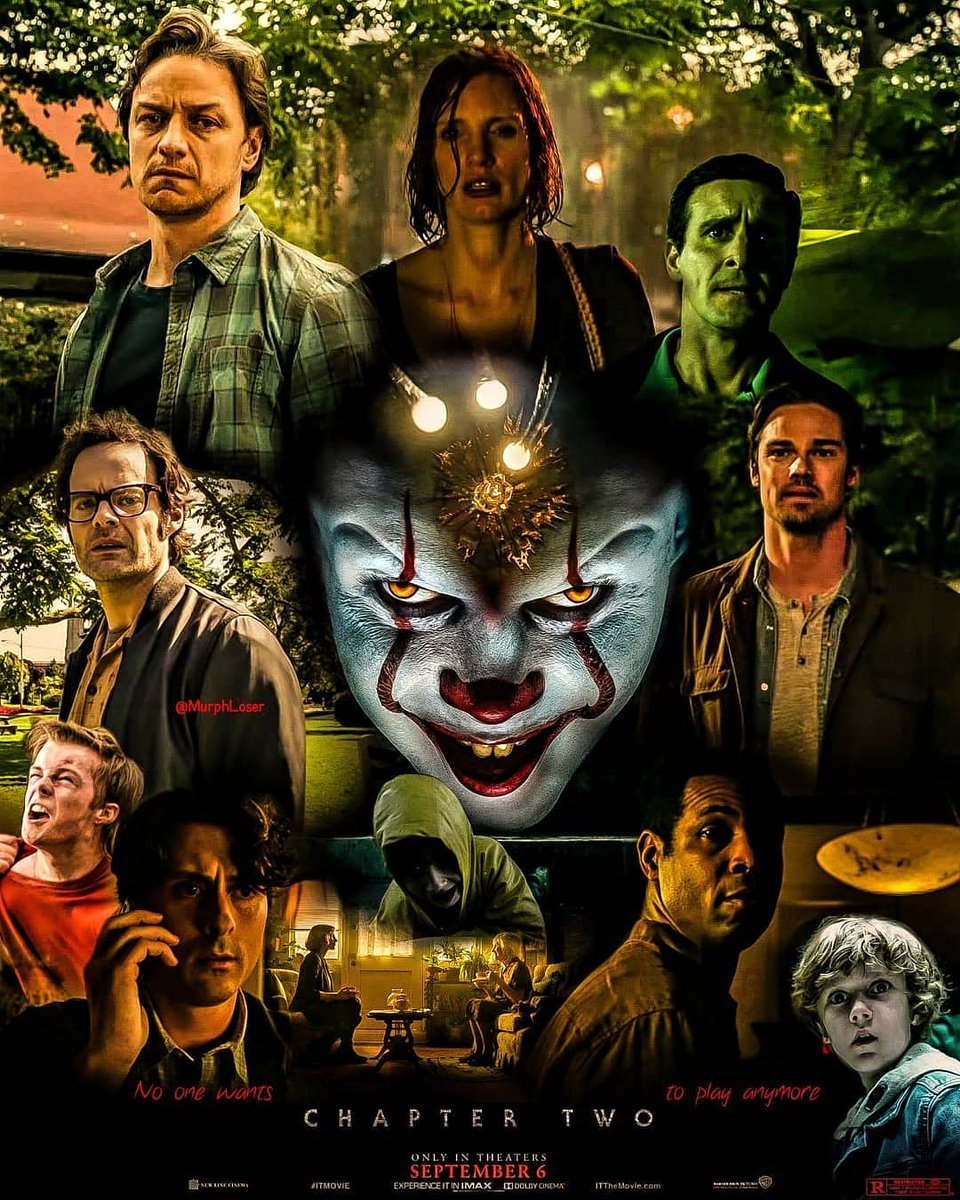 dimeragurl's tweet photo. #Repost @murphloser
• • • • • •
No One Wants to Play Anymore
25 Days Left Losers
IT Chapter Two Teaser Poster
#it #itmovie #itcast #itchaptertwo #stephenking
#youllfloattoo #derryiscalling #losersclub #pennywise
#instahorror #jayryan https://t.co/L30zrbH7wr