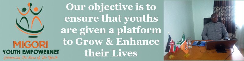 MYENKenya's tweet photo. We at Migori Youth EmpowerNet stand with the youth and we are focused on ensuring that the youth find their space in the society!

#Youthmatters
#YouthPower 
#Youthempowerment https://t.co/f01QIftZdm