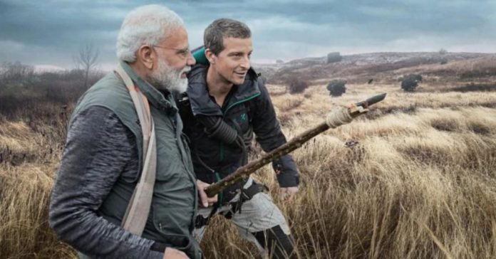 SShardendu's tweet photo. #ManVsWildWorlds most powerful person,PM of  India on discovery today.About 180 countries will witness the show  #ManVsWild https://t.co/eJPVr2paPY https://t.co/eklPpsDzUP