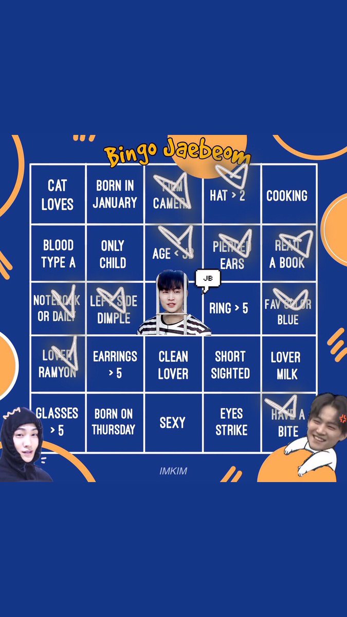 palmpeach12's tweet photo. Hehe. Was bored and saw this 😂😂
#BingoMarkTuan
#BingoJaebeom
#BingoJinyoung
#BingoYoungjae https://t.co/uHgys5gAFl