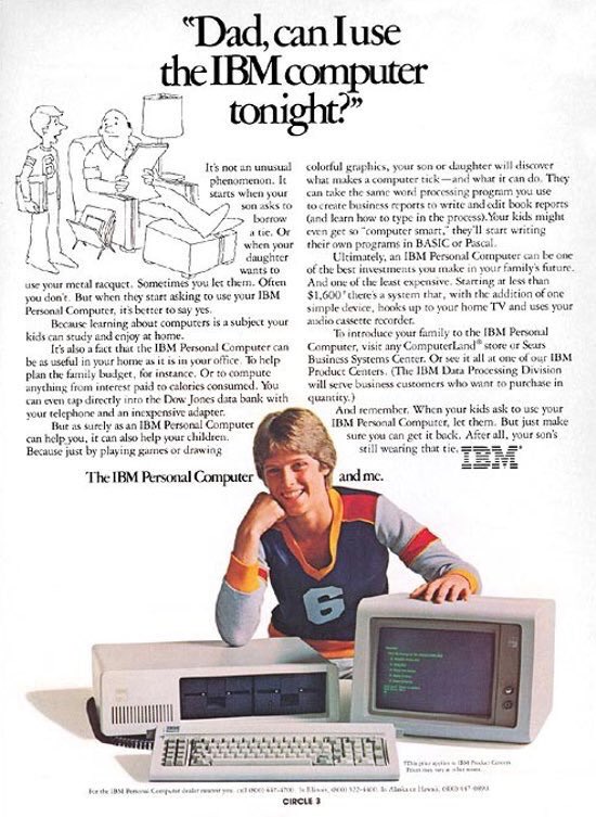 JonErlichman's tweet photo. On this day in 1981: IBM unveils its first personal computer, the 5150

Cost: $4,405 (in today’s prices) https://t.co/o3meE8yJkX