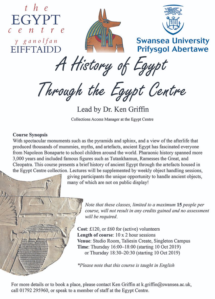 TheEgyptCentre's tweet photo. An object-centred learning approach to the history of ancient Egypt. See my latest blog post for details of a new course run through the Egypt Centre.
https://t.co/uIZoJq6D8K
@SUAncientWorld #objectcentredlearning #objectfocusedlearning https://t.co/Ewb5U0YVsr