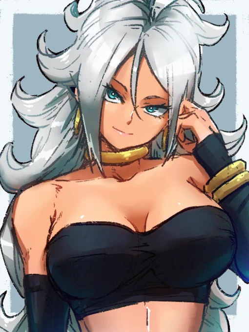 ('-`).。oO(疲れたけど、楽しかったよ) #ドラゴンボール #人造人間21号 