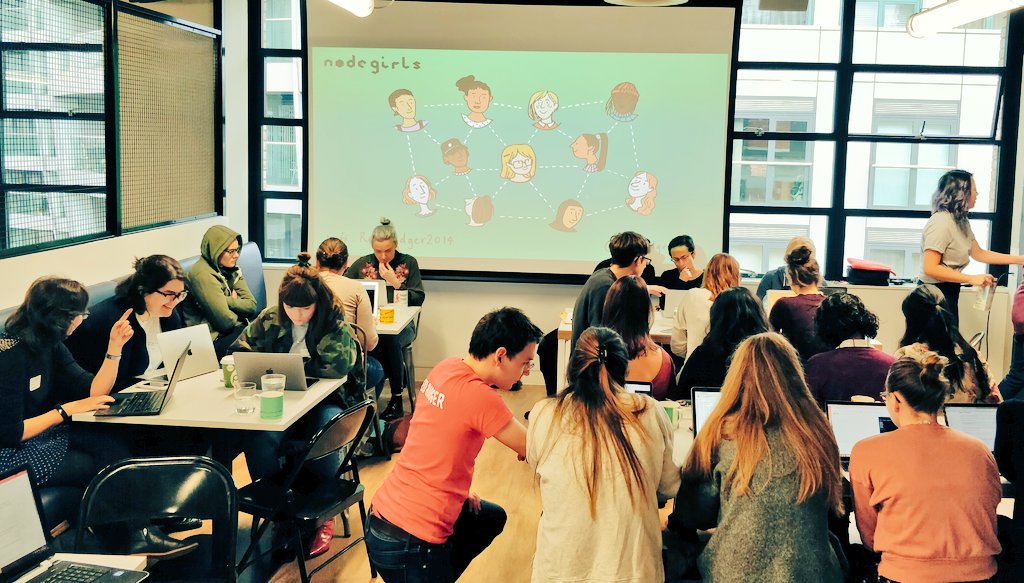 nodegirlslondon's tweet photo. 📯 Next workshop is Sat 31st August @pusher! Food, talks, tutorials and good vibes - apply at https://t.co/LGW2h01xNV 🙌🏾🙌🏿🙌🏼 https://t.co/cktKURPBtx