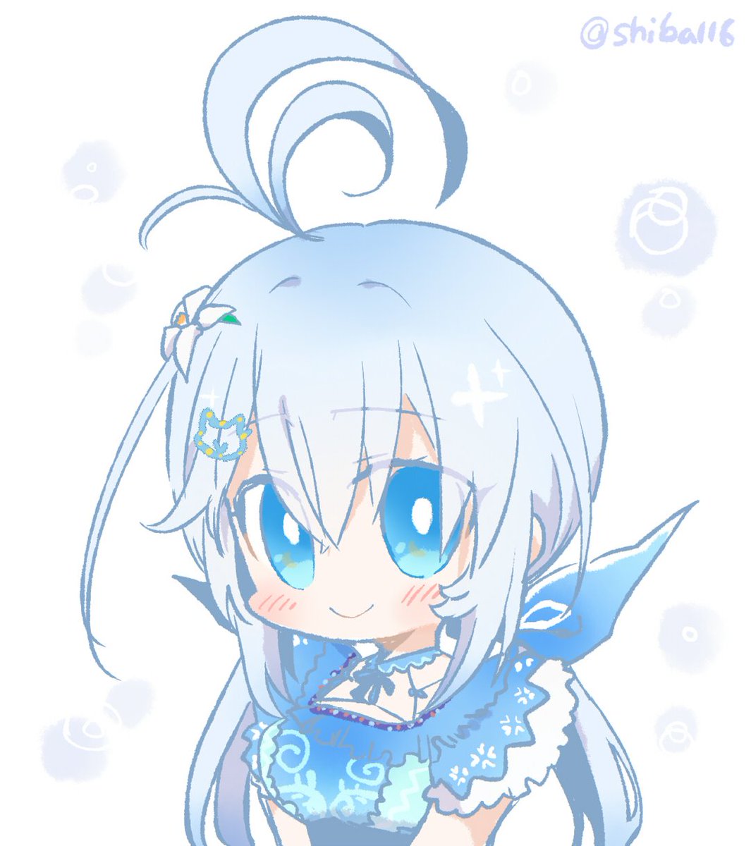 「シロちゃんおねえさんだぁ…(';ω;`)
#電脳少女シロ #SiroArt 」|しばうおおぉおお🌌のイラスト