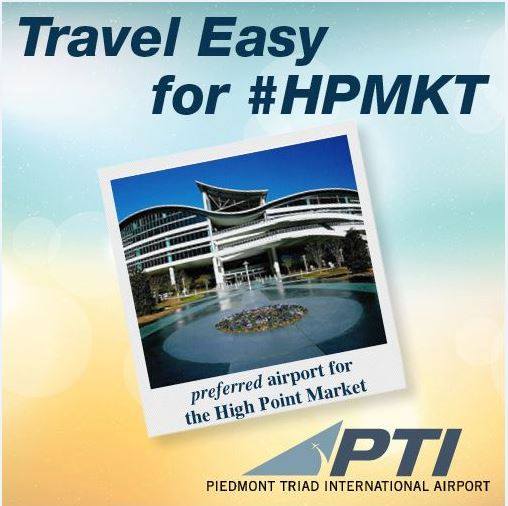 HPMarketNews's tweet photo. Now is a great time to secure your flight if you’re traveling by air for Fall Market. Don’t wait! Call our travel concierge today and ask about flights into High Point Market’s preferred airport, @flyfrompti. Visit https://t.co/GHO6w56MyJ for more info. [Sponsored Post] #HPMKT https://t.co/C9dWiVUFfo