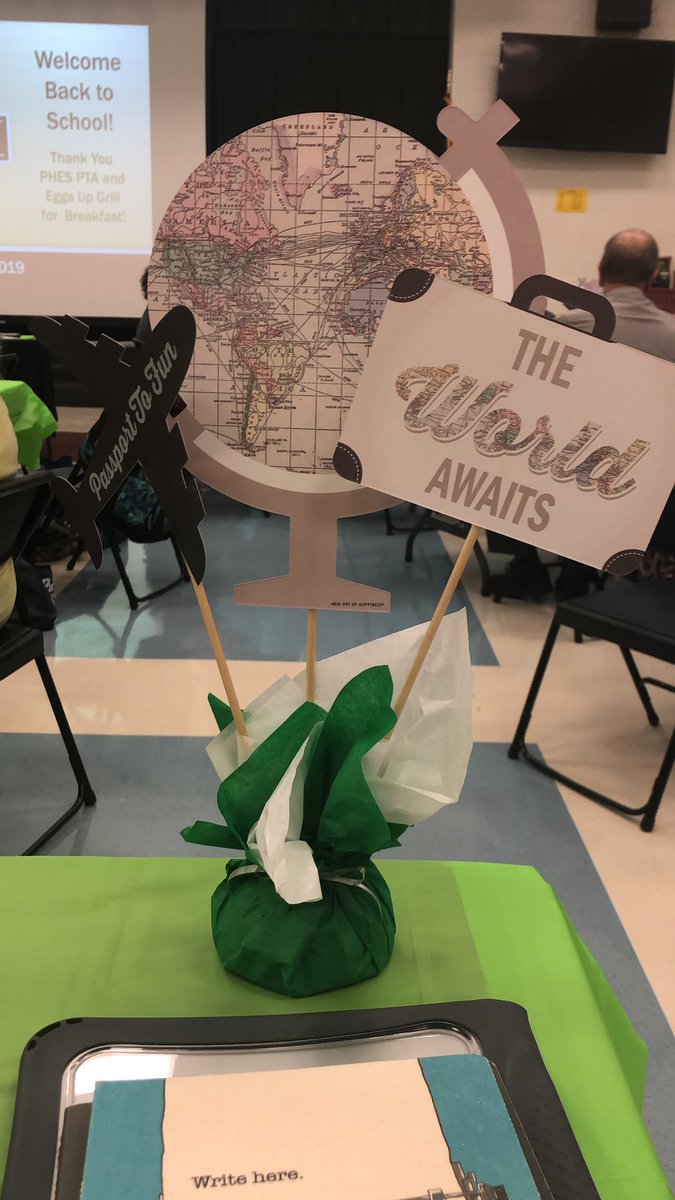 MrsJenJones1's tweet photo. Our adventure begins! Let’s do this 2019-2020! @phescougars https://t.co/8j5ctP0Wx2