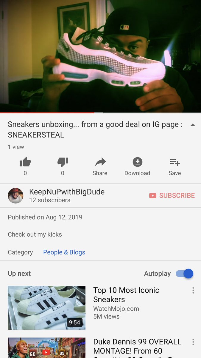 big_kight88's tweet photo. #newyoutuber #youtube #youtubechannel #sneakervideo Wats good family check out my new video on YouTube.. 👉🏾 https://t.co/Qn0p9FZJAj https://t.co/nRnTu7fBBa