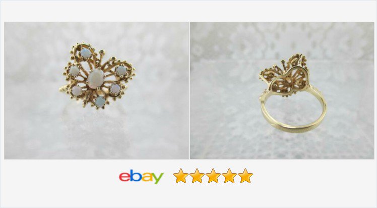 Vintage Opal Butterfly Ladies Ring~14k Yellow Gold | eBay SALE PRICE!! FREE SHIPPING #ButterflyRing #OpalRing 
ebay.com/itm/Vintage-Op…