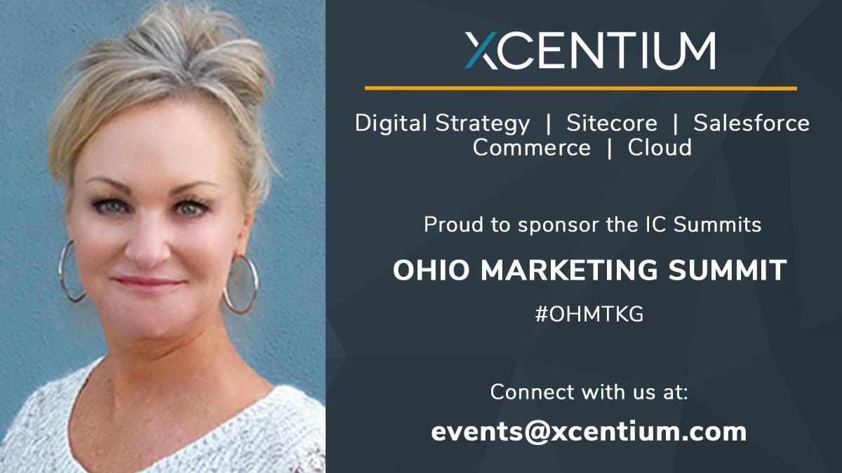 XCentium's tweet photo. Join us tomorrow at the #ICSummits Ohio Marketing Summit in beautiful downtown Columbus. If you would like to connect with our #XCentium team, please email events@xcentium.com. #OHMTKG #Sitecore #Salesforce #Commerce #Cloud #DigitalStrategy https://t.co/c3MnwrfxSK