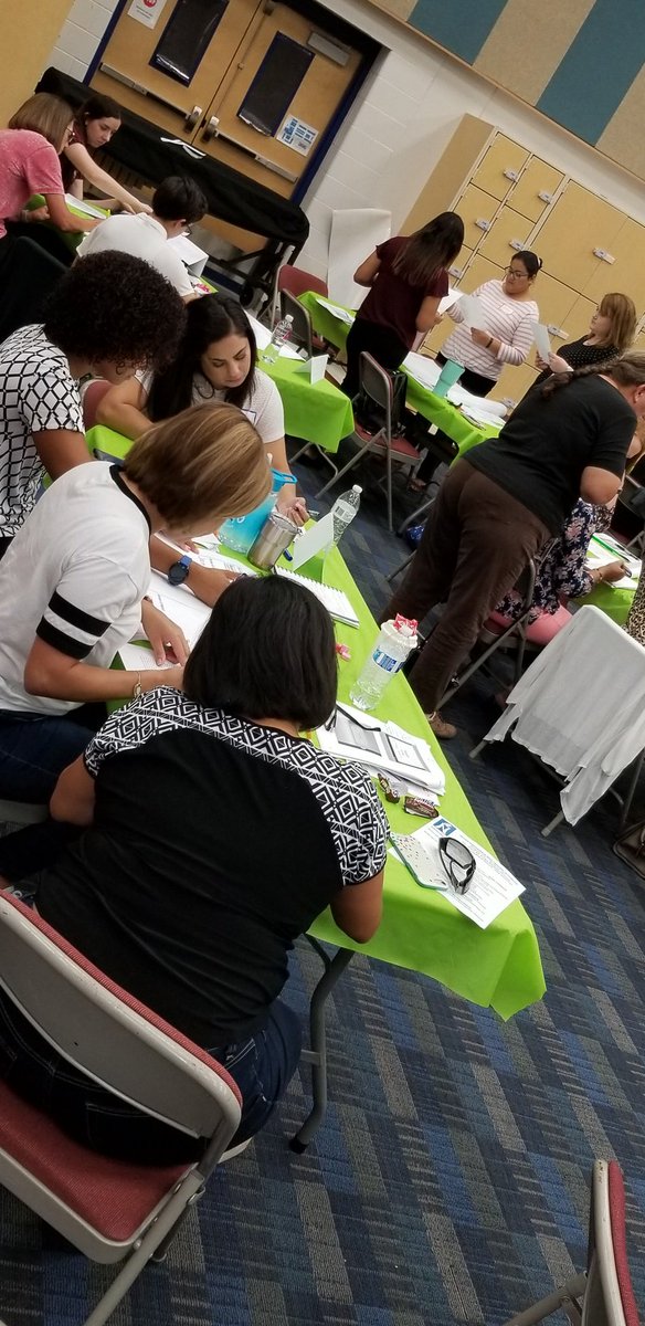 NISDSpecialEd's tweet photo. Creating sample PLAAFPs
SE teacher talking and learning from each other. #2019NISDENTA #plaafp https://t.co/eiyzwwdo6O
