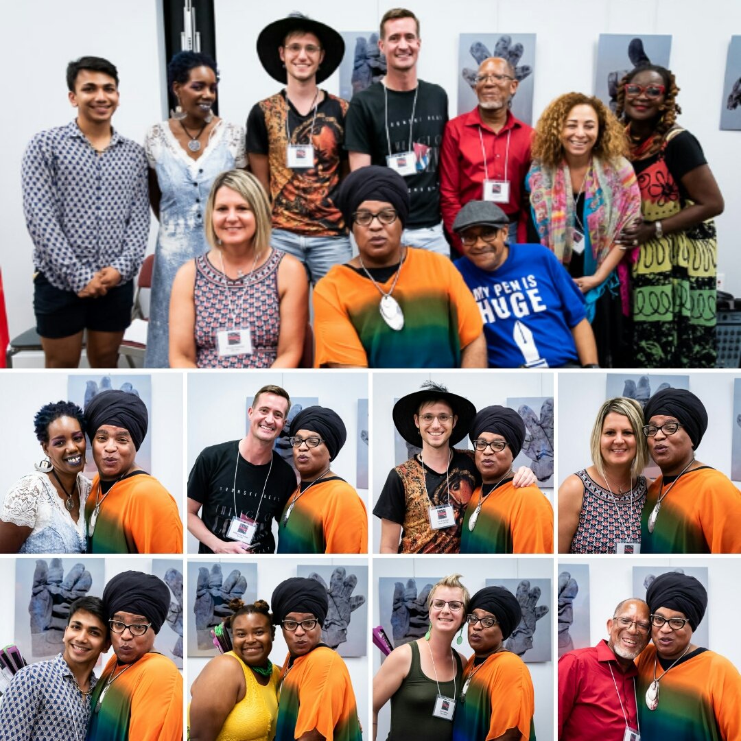 RayceenFans's tweet photo. ICYMI: @RayceenHRH at #OutWrite2019 on Aug 3, 2019, with @ginanicolebrown @WriterLarry @MissChocolateBW @philipdwalker @PoetRaeMonet @cheaddc @WoodDthePhotoG @wochanofficial @ShiningComic @GoLaurenBullock
📷 @Jeff_Salmore
Follow @OutWriteDC and email to be part of #OutWrite2020! https://t.co/UdvjizBs28