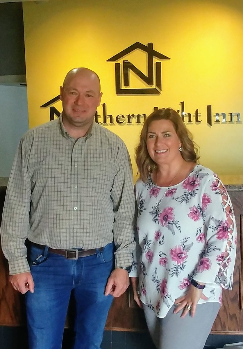 It's more than an inspection, it's a #quality check! Thanks for the tour and filling me in on your future plans Brad. We appreciate #NorthernLightInn's commitment to maintaining standards for their guests. #CanadaSelect