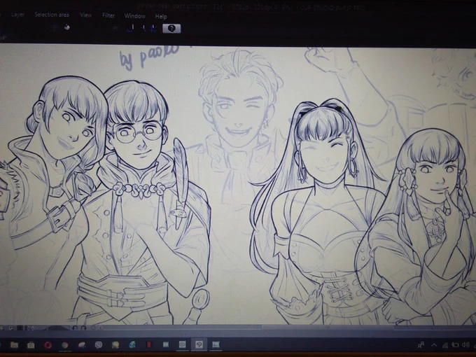 I'm already so tired but it's still isn't finished. Golden Deer!!! ?#WIP #FE3H 