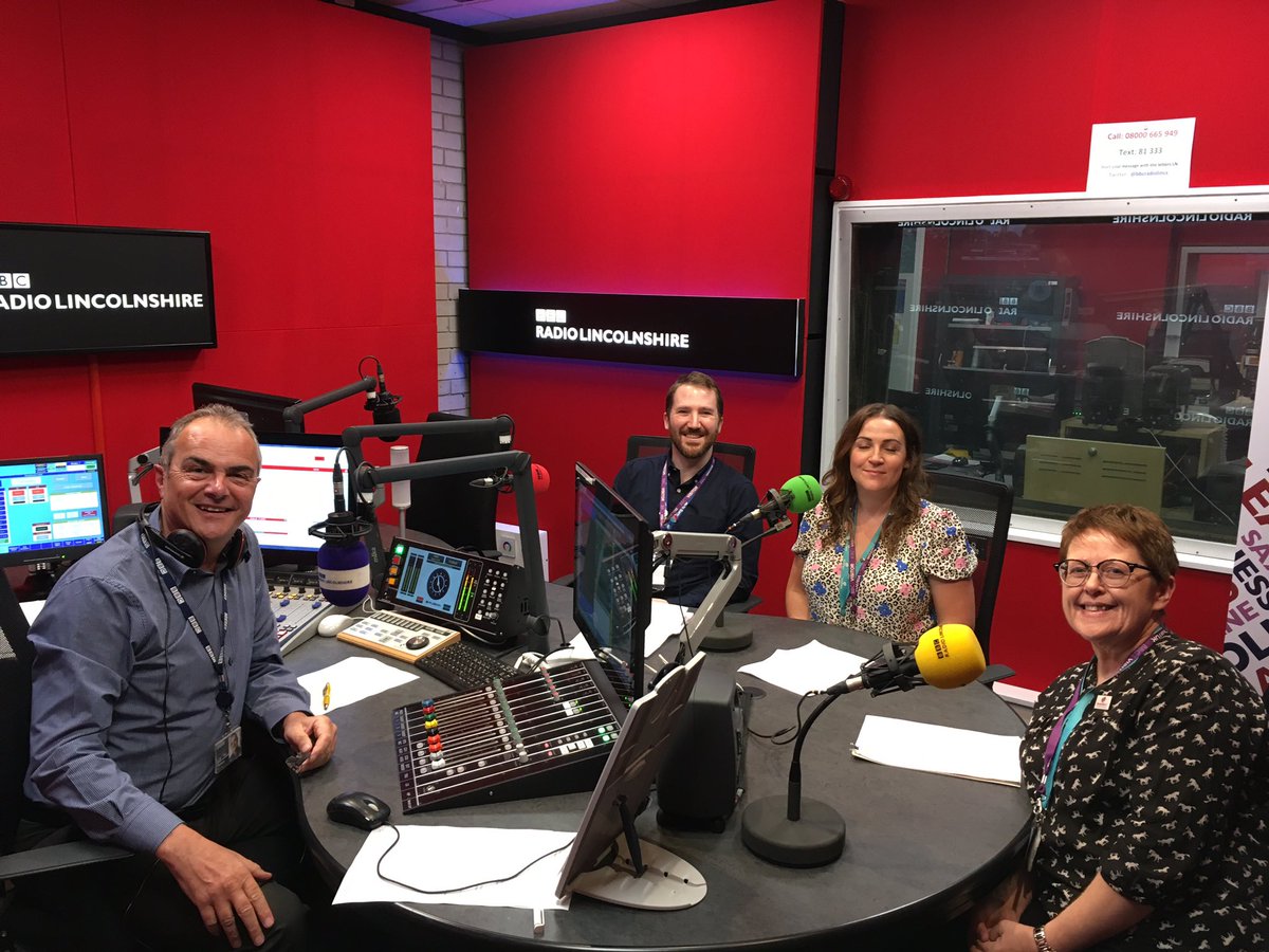 Good to chat @BBCRadioLincs with @TraceyCarterDUK @CharlieEm3 and @tomroseuk  about the new Lincolnshire #admiralnurse service @StBarnabasLinc @DementiaUK @LincsCC #livingwellwithdementia