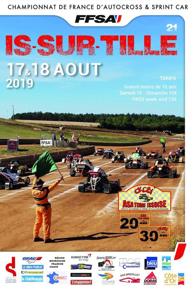 issurtille's tweet photo. Championnat de France d’autocross et de sprint car 🏁 🇫🇷

Du samedi 17 au dimanche 18 août de 8h à 18h
sur le circuit Nicolas-Klein

Buvette et restauration sur place 🍻
Renseignements 03 80 75 70 61 ou sur https://t.co/7qsumMRRrK https://t.co/5zAGDu7jc2