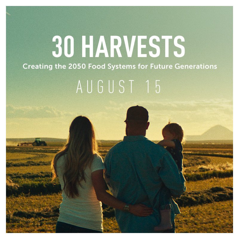 One goal: Sustainable Food Systems by 2050. Watch the official 30 Harvests trailer now! Full video released August 15. 

bit.ly/2OMHq0X

#30Harvests #2050 #USFRA #ClimateChange #SustainableFarming