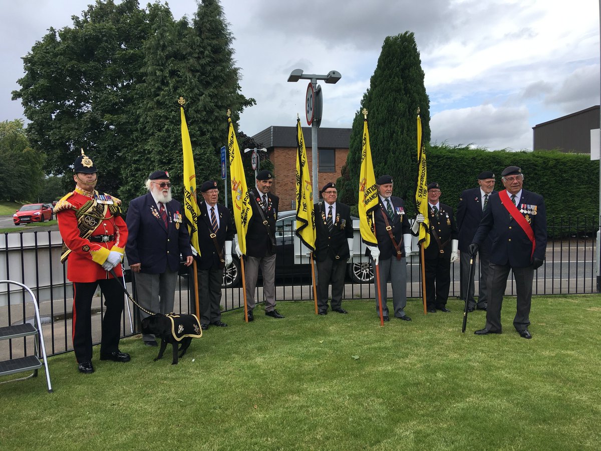 JLPLtd's tweet photo. The 99 unit @orbitgroup scheme at Saxon Gate development in Lichfield had an official opening. The roads are named after Staffordshire Regiment VC soldiers and the mascot Watchman.  @JLPLtd proud to be part of the scheme providing EA/QS services. @Lichfield_DC @staffsregiment https://t.co/FI5zVoIKCF