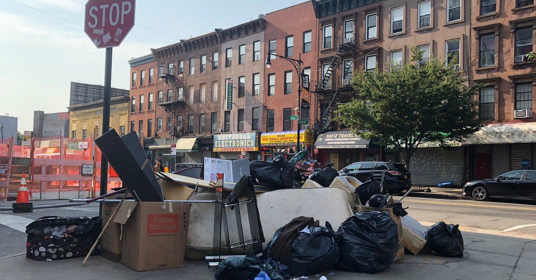 BeaudoinandCo's tweet photo. Photo narrative of #NYCTrash by @nytimes. What should be mentioned is the role of the private sanitation industry that owns responsibility for some of the problem. https://t.co/ck8RNG6JIf https://t.co/mYu24xHObN