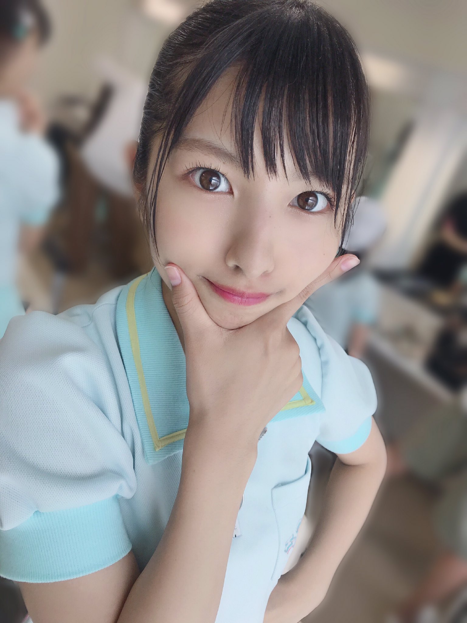 河口 夏音 Twitterren 汗で前髪がビチョビチョの時に撮った写真です 早く会いたいなー ノイミー T Co Jqfvyezwki Twitter