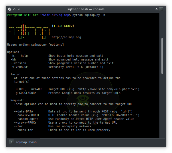 Chahali's tweet image. SQLMap v1.3.8 - Automatic SQL Injection And Database Takeover Tool j.mp/2KEvzNa #AdvancedSQLInjection #AutomaticSQLInjection