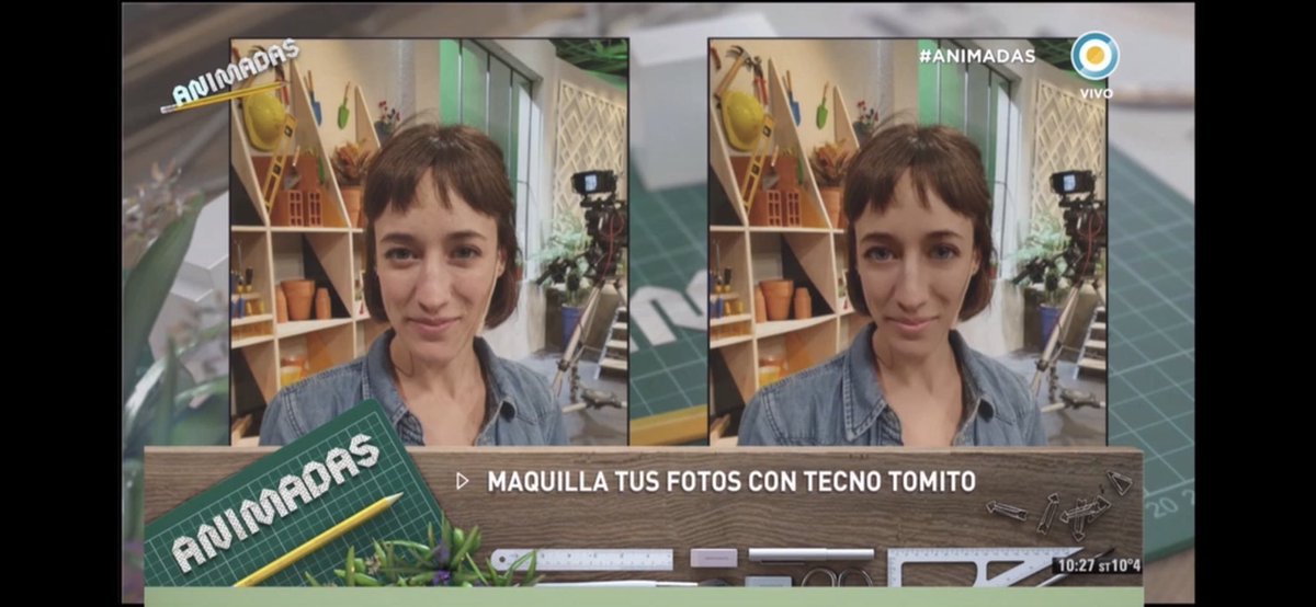 animadas_tv's tweet image. [AHORA] @tomyto y las nuevas apps para cambiar tu cara. “No hay que pasarse con los filtros”. 
📲 You Cam Perfect
📲 You Cam Make Up

@connieballarini @salazarcamille nuestras modelos ¿o víctimas de Tomy?

Ahora en la @TV_Publica #Animadas