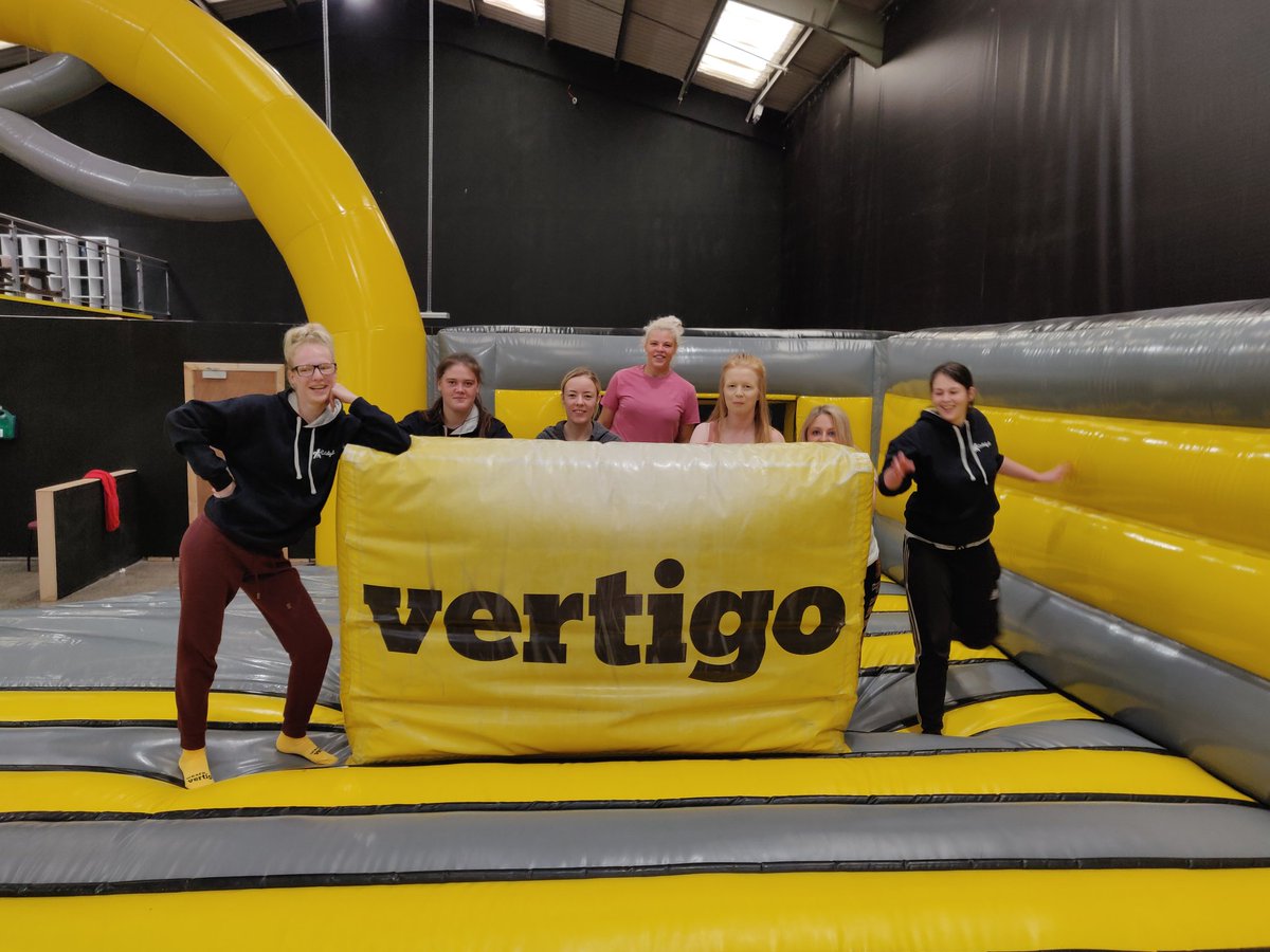 We are Vertigo today with our PYDP Group as part of a team building day out @FundforIreland  @KilcooleyWC