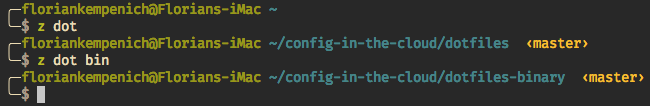 HelloThisIsFlo's tweet photo. Awesome @ohmyzsh plugin of the day: Z

`z PATTERN` => Jump to the most used directory matching PATTERN, based on Frecency (It's not a typo, Google it ^_^)

This is literally my favorite plugin to date!

#shell #zsh #unix https://t.co/9RLDw0r0j8