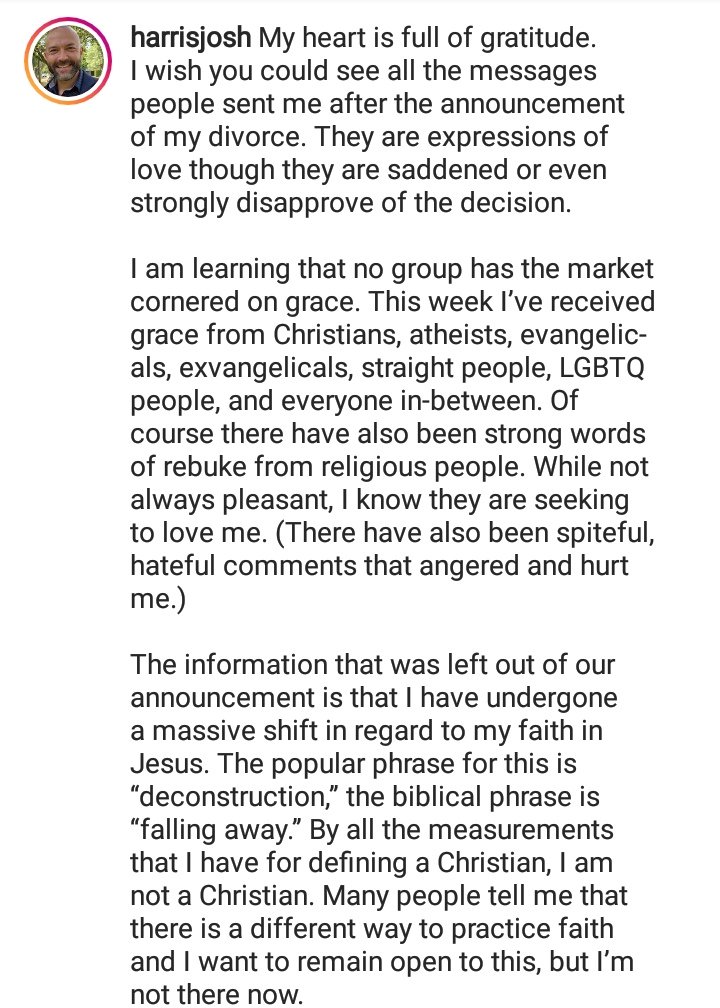 spongeebonbon's tweet photo. In the final days, many will turn back and walk away from the truth.
Marty Sampson from Hillsong renounced his faith just weeks after Joshua Harris did.
This is truly disheartening. Lord, i'll pray that u'll hold on us as we continue hold on to you. Spare us from these dark days. https://t.co/npmEcecDJe