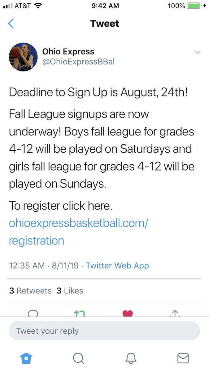 TMS_GirlsBB's tweet photo. Great opportunity for the Fall. 
@OhioExpressBBal #TMShoops🏀 

https://t.co/AhrKgaXJVp https://t.co/YZ7Q2weQ4s