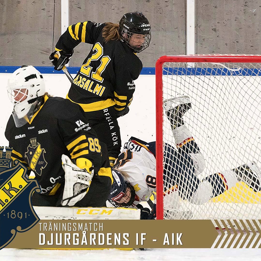 Imorgon är det dags för årets första träningsmatch, borta mot Djurgårdens IF, 19.00 i Globen.
Publik går in genom entré 8, pris 50:- (under 16 år gratis)
#AIK #hockey #sdhl