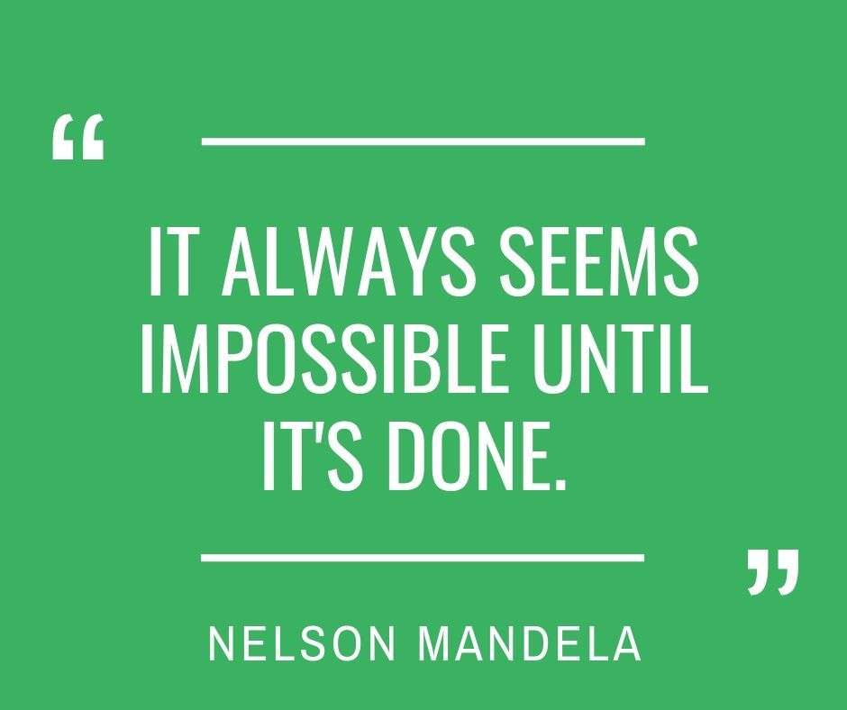 What "impossible" task are you tackling this week? You can do it! #mondaymotivation