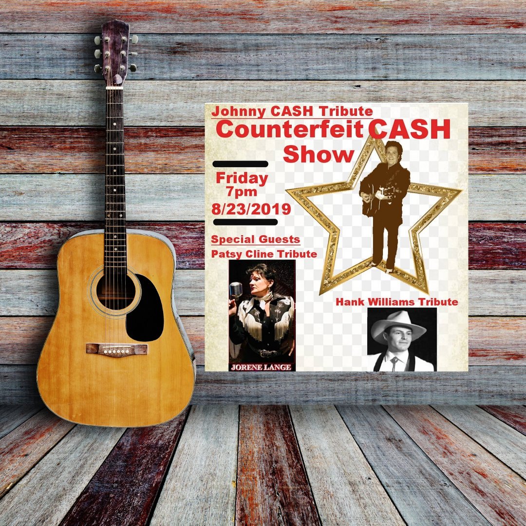 Counterfeit Cash returns to our stage this month!  8/23 @ 7pm
Along with a Cash tribute there will also be tributes to Patsy Cline and Hank Williams! 
Tickets on sale now - orpheum.org | Box Office 508-543-2787 
#musicmonday #foxboro #concert #mrpac