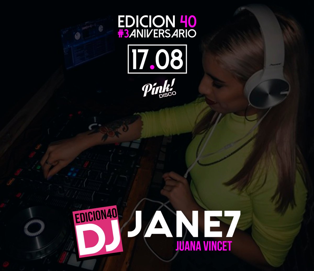 PinkCasbas's tweet photo. Arrancamos la semana con de todo!! 😎

Este #Sabado tenemos #Aniversario tenemos #Edicion40 tenemos #DJinvitada ❤️❤️❤️ y muchas cosas mas 😌

Me parece que este sábado, explota #Pink 🥳🥳🥳

#TodosACasbas https://t.co/ny4e6wetNg
