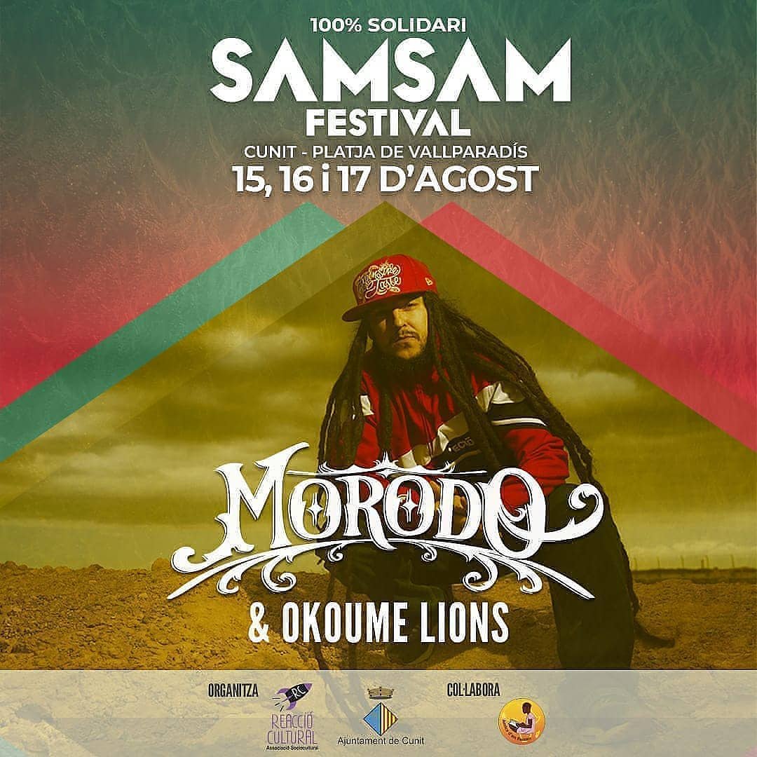 MorodoStyle's tweet photo. Este 15 de agosto nos vemos en el SAM SAM FESTIVAL.
Evento Solidario!
Cómo siempre con Okoume Lions!
😎
#morodo #morodostyle #samsamfestival #cunit #tarragona #cataluña #catalunya #españa #spain https://t.co/LRlzxnUUx5