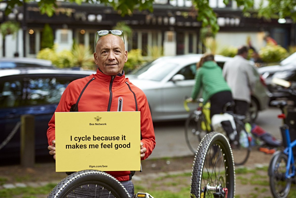 BeeNetwork's tweet photo. 54% of people who cycle to work feel happy and energised during their commute โ more than any other mode (Cyclescheme, 2015)
Why don't you get on two wheels and cycle all or some of your commute? ๐ฒ๐
#BeeNetwork #GMCycling https://t.co/CsgNemQAJP
