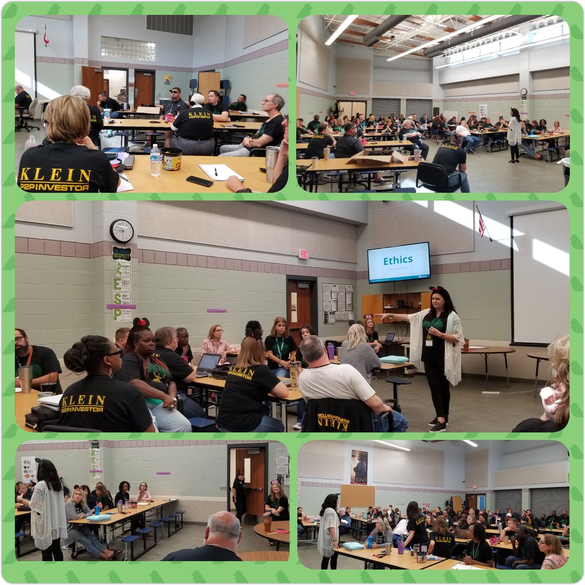 kittie2u's tweet photo. An exciting welcome back to the staff @TEP_KISD @LauraDWHenderso @Trenna_Black @KirkpatrickTEP @selmawillson1 @Tepk3S @djjblack @kelseyqram @KleinISD @kirstenallman https://t.co/LBFRNVm4Xh