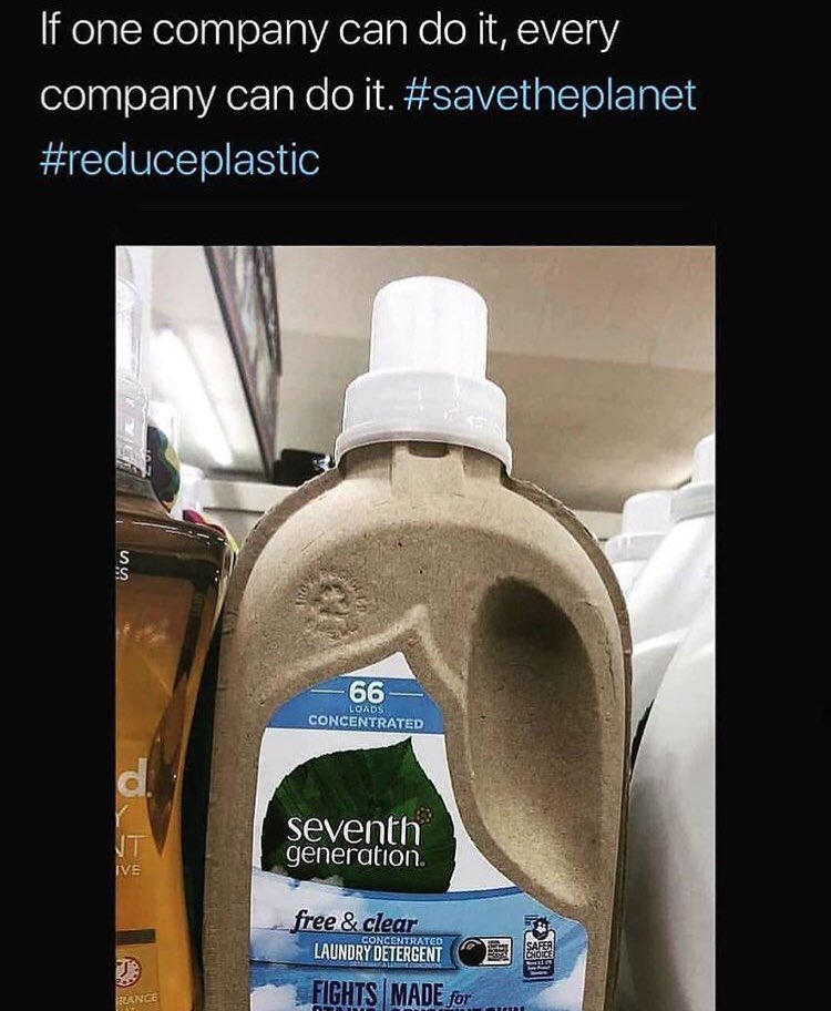 /Si una campaña puede hacerlo, todas las campañas pueden hacerlo. 🧼

#saveourplanet #reduceplastic #climatechange #seventhgeneration