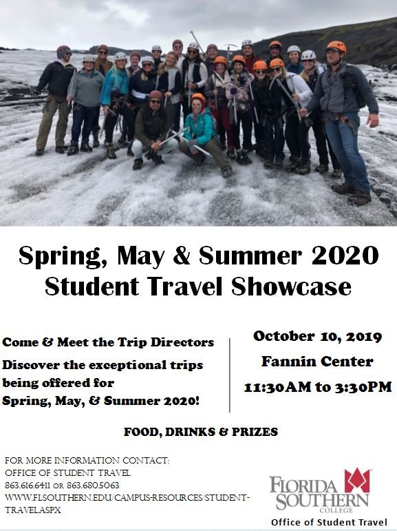 FSCstravel's tweet photo. MARK YOUR CALENDARS! It's almost time for our Annual Showcase that will promote and announce what trips we will be sending off for the Spring, May &amp; Summer 2020 trips! https://t.co/pBQ1Ucjhh4