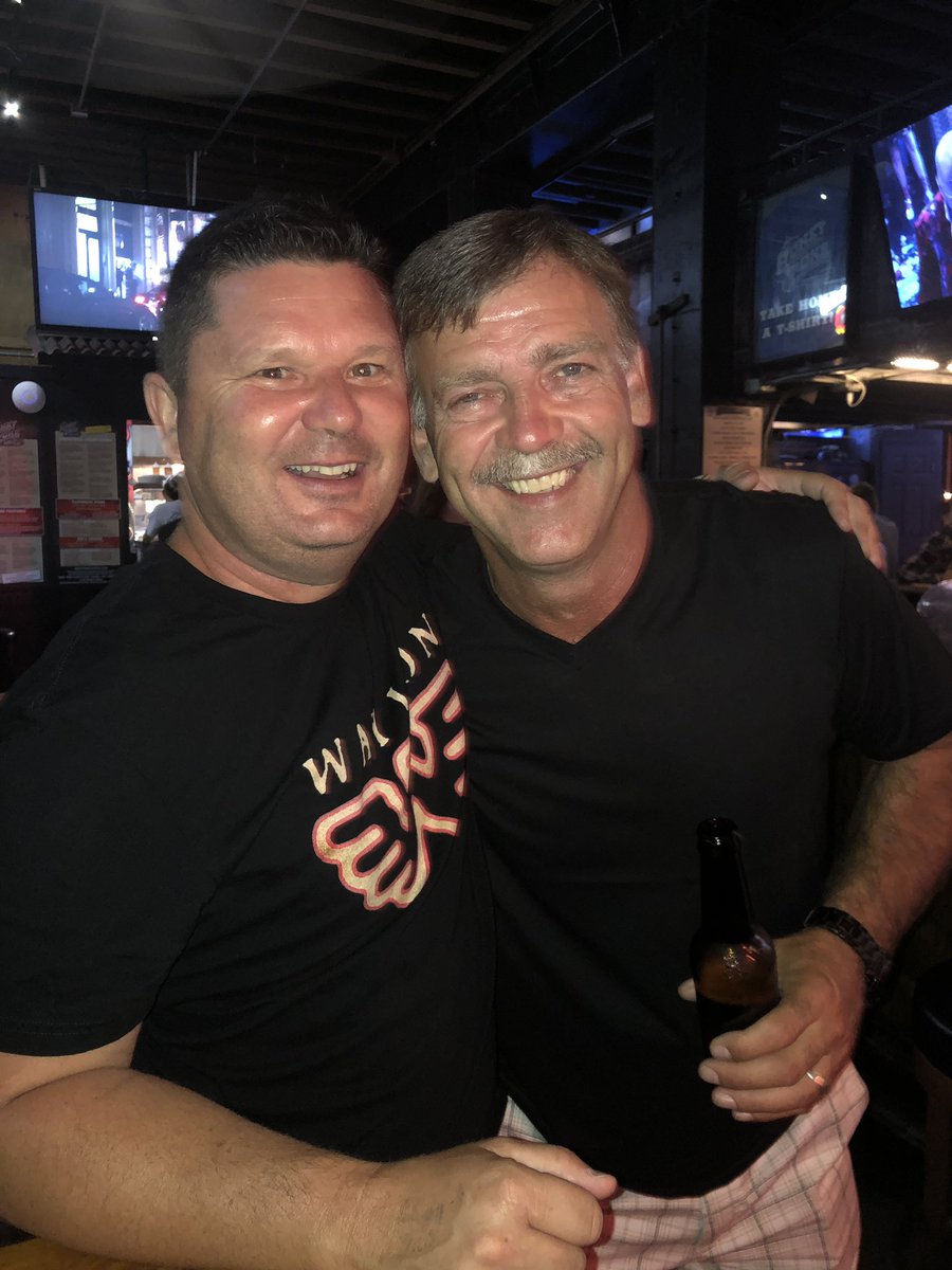 KimA_5's tweet photo. Happy 50th to @jakeheffer7 Today is day 3 in Nashville - we’ve said goodbye to your 40s time to welcome 50!! 🍻#whatwouldjohnnydo https://t.co/F9utTk8RQ4