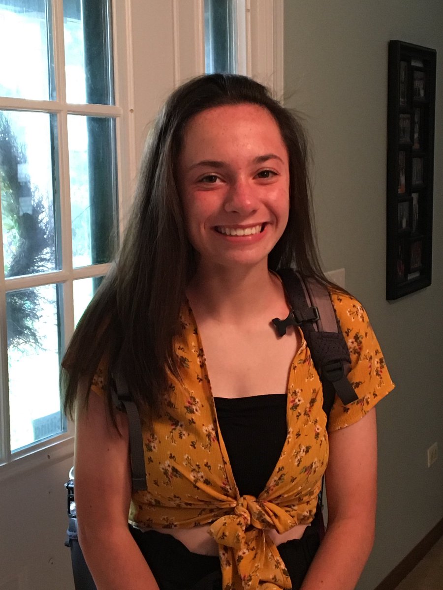 I still have a few days left of summer, but these 2 are starting today.  A junior and a freshman!  Time flies! #d25ItsPersonal