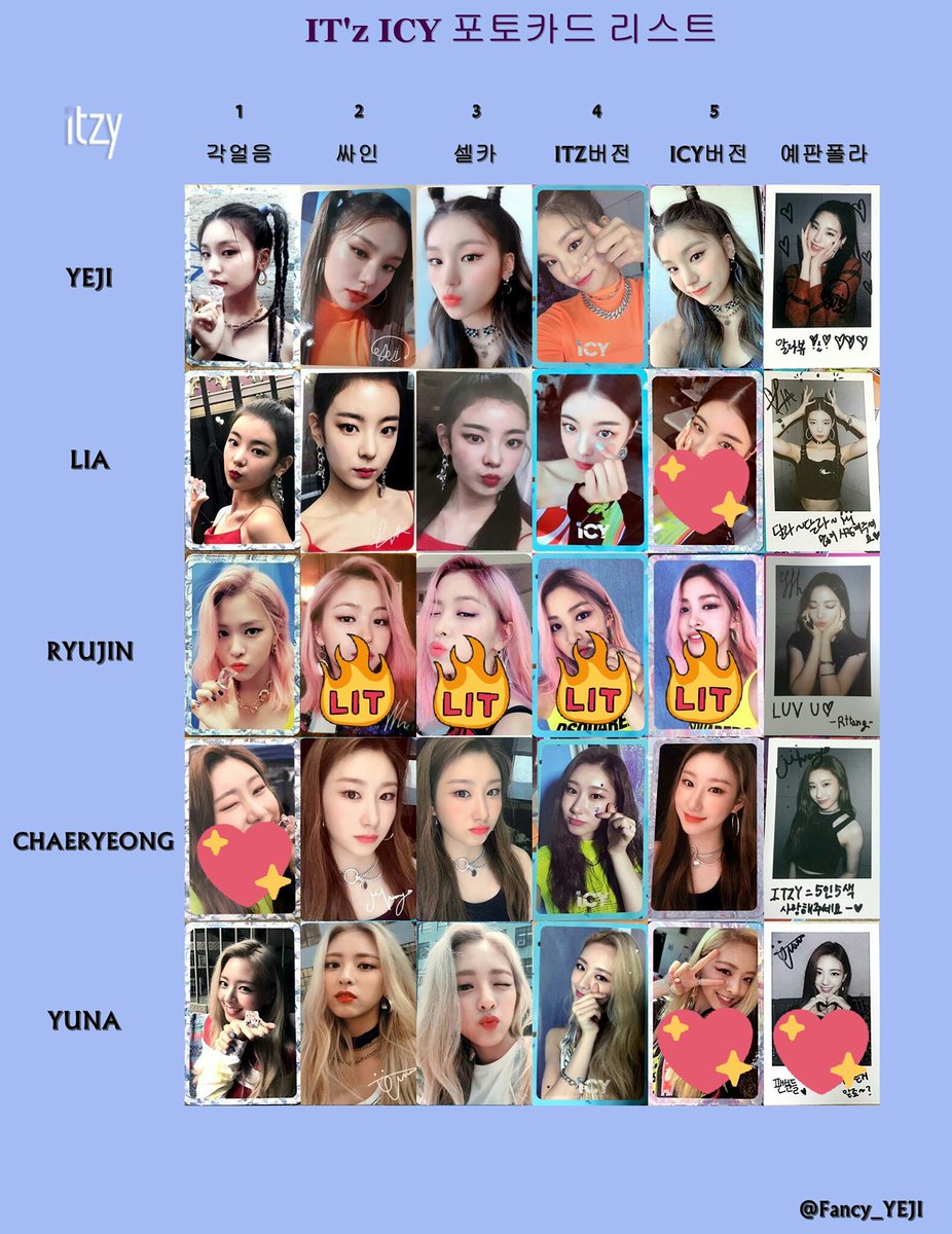 [WTT - want to trade]
INA ONLY 🇮🇩 — HELP RT !

Have : [💖]
- pc lia, chaeryeong &amp; yuna
- pola yuna
Want : [🔥]
- pc ryujin