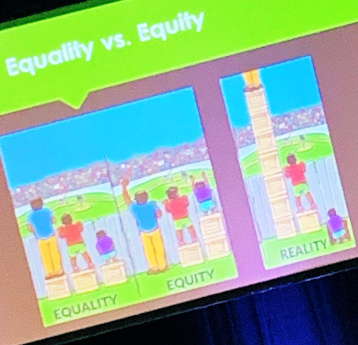 DMPS_DanaAllen's tweet photo. Eliminating barriers is the key to equity. #givekidswhattheyneed #makeeducationaccessible #ClimateCulture https://t.co/7CLdQSKeNp