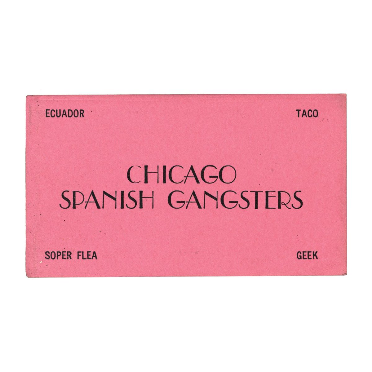 SundayBooks's tweet photo. Thee Almighty &amp; Insane: Chicago Gang Business Cards from the 1960s &amp; 1970s

“70+ enlarged reproductions of original compliment cards listing members, territories, slogans, and declarations of loyalty/animosity”

https://t.co/g0otiPRuKs https://t.co/0lu9HHIXL5