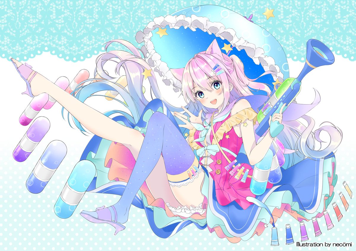 第九回塗りマス 初参加です 線画が神すぎて塗っていてとても楽しかったです 背 香 Kouのイラスト