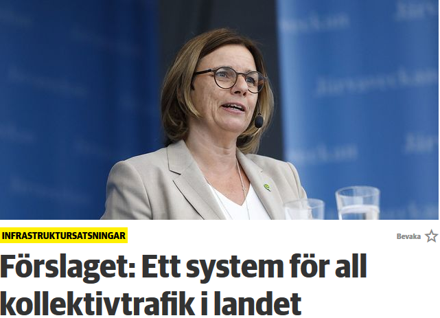 TransportSummit's tweet photo. Ett gemensamt biljettsystem skulle göra det enklare för alla att göra klimatsmarta val i vardagen. Regeringen tillsätter nu en utredning för ett nationellt biljettsystem. Under seminariet "En biljett för hela resan" 8 oktober lyfts denna högaktuella fråga. https://t.co/PYNbzPgItv https://t.co/LALcWxBmyN