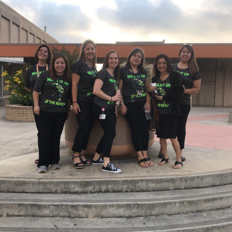 Katherine0307's tweet photo. Discover NEISD and Hulk it up at The Ranch! So excited for a new school year! https://t.co/ddDI0Bisox