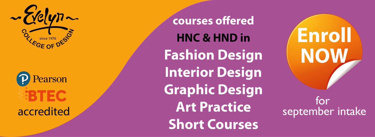 🚨INTERVIEWS TOMORROW 🚨

Our new BTEC HNC and HND programmes. It is an ideal qualification for those who want to study Art and Design and want to study a broad programme to support your progression to a higher education.

enquiries@evelyncollege.ac.ke

#TransformingEducation